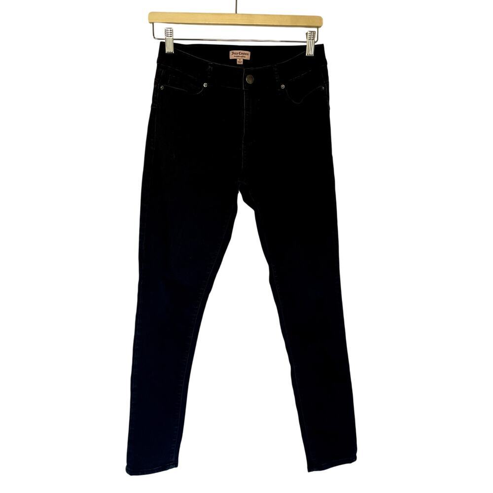 Juicy‎ Couture LA black jeans women's size 8 cotton pants skinny leg design